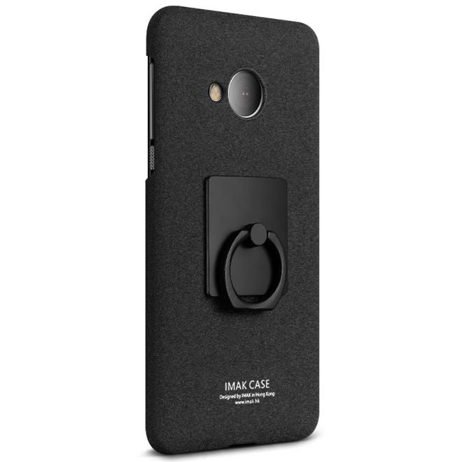 Imak - HTC U Play Handyhülle - Case aus Hartplastik - mit Ring und Kickstand - schwarz