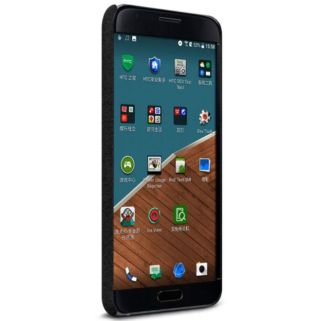 Imak - HTC U Play Handyhülle - Case aus Hartplastik - mit Ring und Kickstand - schwarz