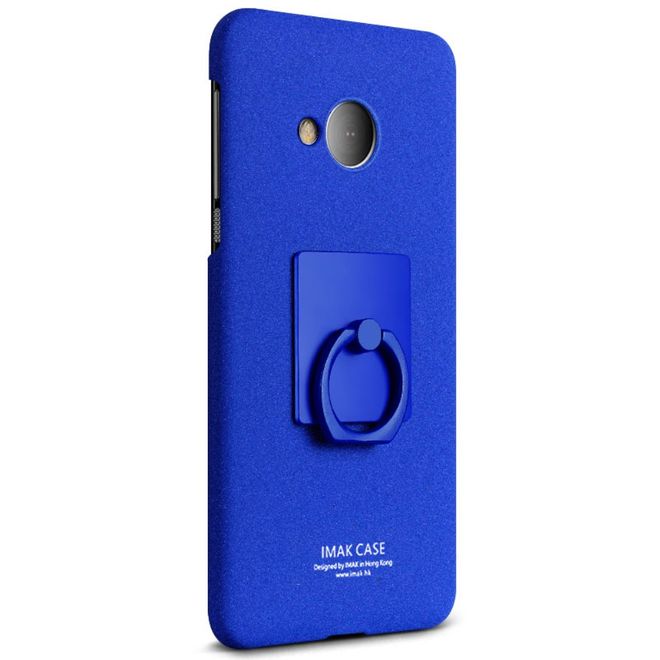 Imak - HTC U Play Handyhülle - Case aus Hartplastik - mit Ring und Kickstand - blau