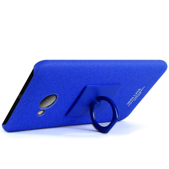 Imak - HTC U Play Handyhülle - Case aus Hartplastik - mit Ring und Kickstand - blau