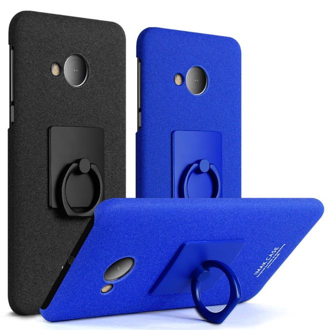 Imak - HTC U Play Handyhülle - Case aus Hartplastik - mit Ring und Kickstand - blau