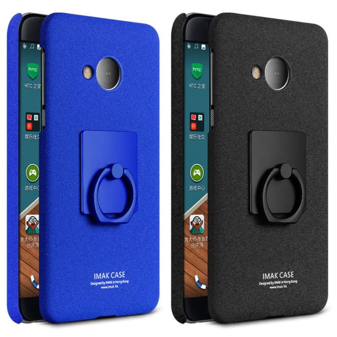 Imak - HTC U Play Handyhülle - Case aus Hartplastik - mit Ring und Kickstand - blau