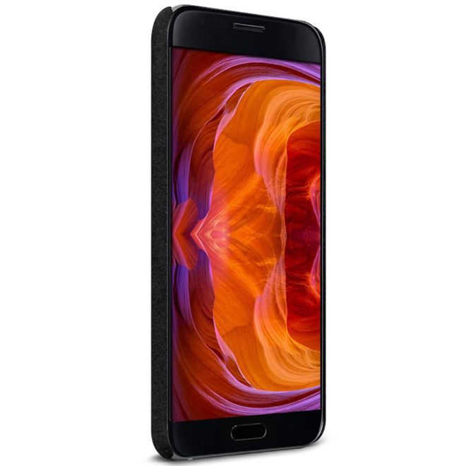 Imak - HTC U Ultra Handyhülle - Case aus Hartplastik - mit Ring und Kickstand - schwarz