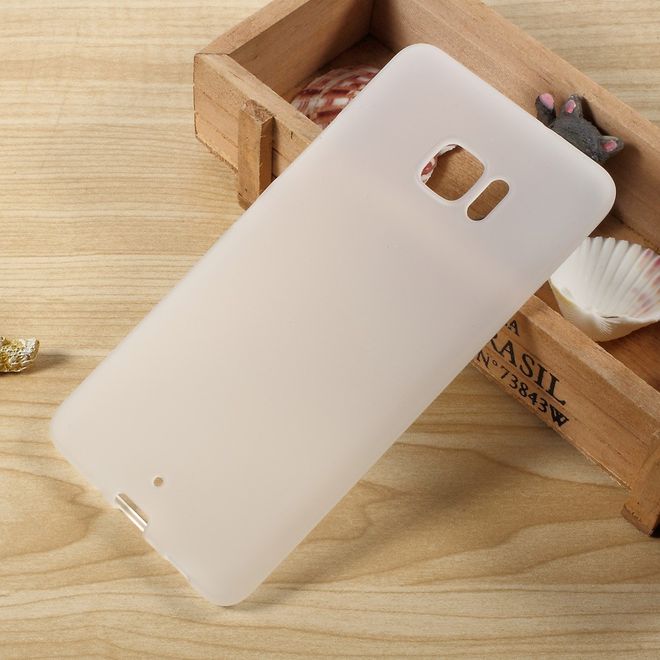 HTC U Ultra Handyhülle - TPU Softcase - matt - weiss