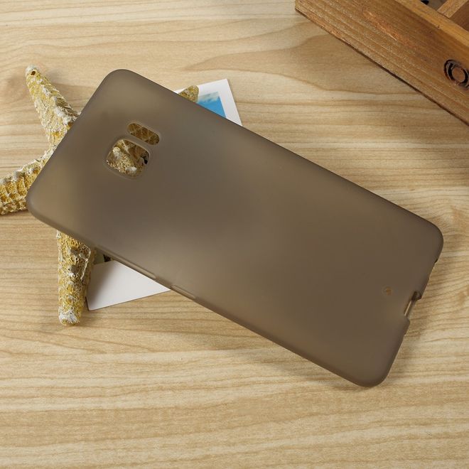 HTC U Ultra Handyhülle - TPU Softcase - matt - grau