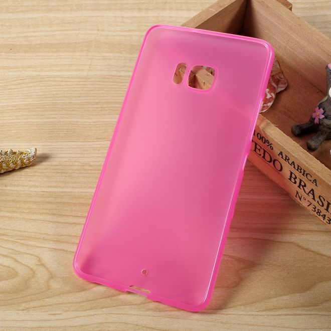 HTC U Ultra Handyhülle - TPU Softcase - matt - rosa