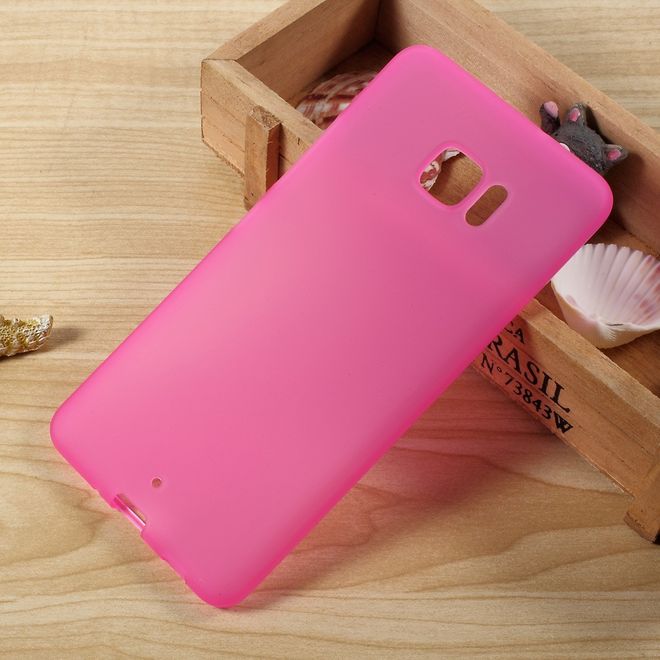 HTC U Ultra Handyhülle - TPU Softcase - matt - rosa