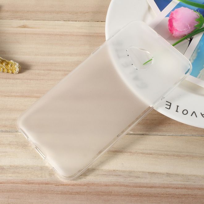 Handyhülle für HTC U Play - TPU Softcase - matt - transparent