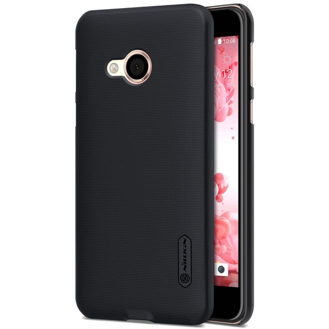 Nillkin - HTC U Play Handy Hülle - Cover aus Hartplastik - Super Frosted Shield Series - schwarz