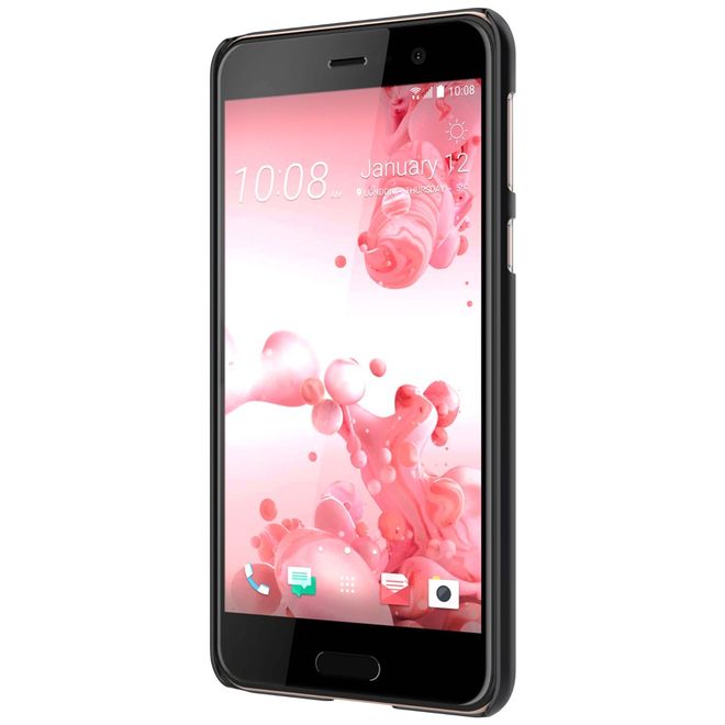 Nillkin - HTC U Play Handy Hülle - Cover aus Hartplastik - Super Frosted Shield Series - schwarz
