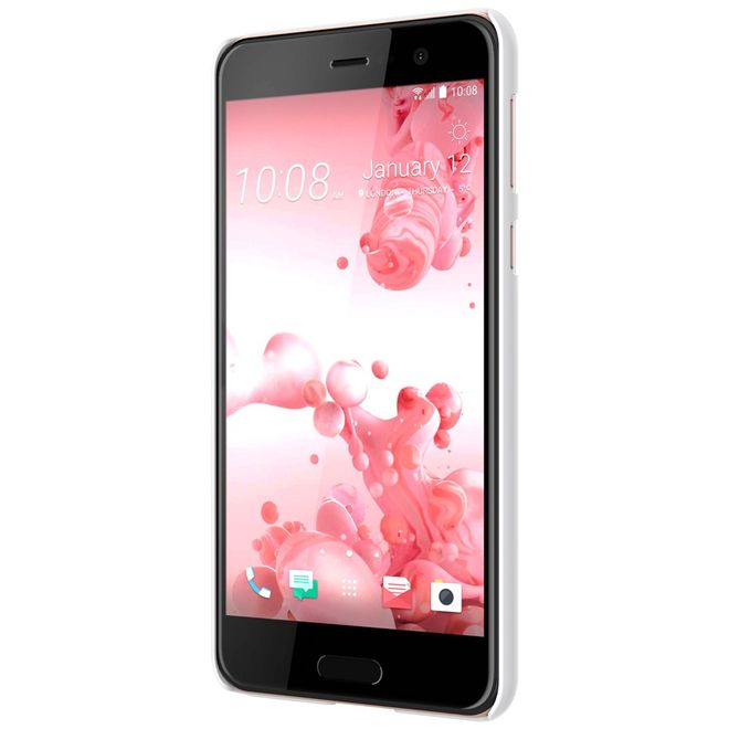 Nillkin - HTC U Play Handy Hülle - Cover aus Hartplastik - Super Frosted Shield Series - weiss