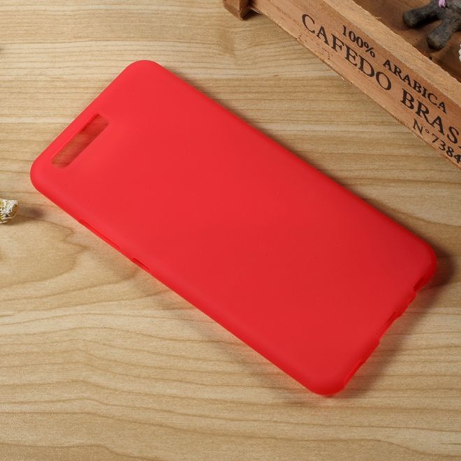 Huawei P10 Handyhülle - TPU Softcase - matt - rot