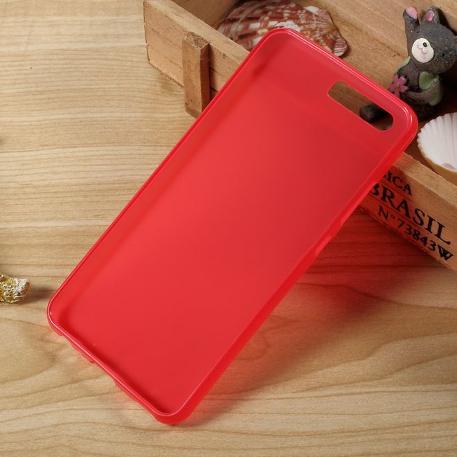 Huawei P10 Handyhülle - TPU Softcase - matt - rot