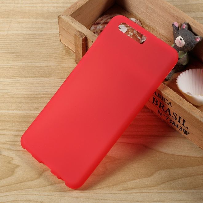 Huawei P10 Handyhülle - TPU Softcase - matt - rot