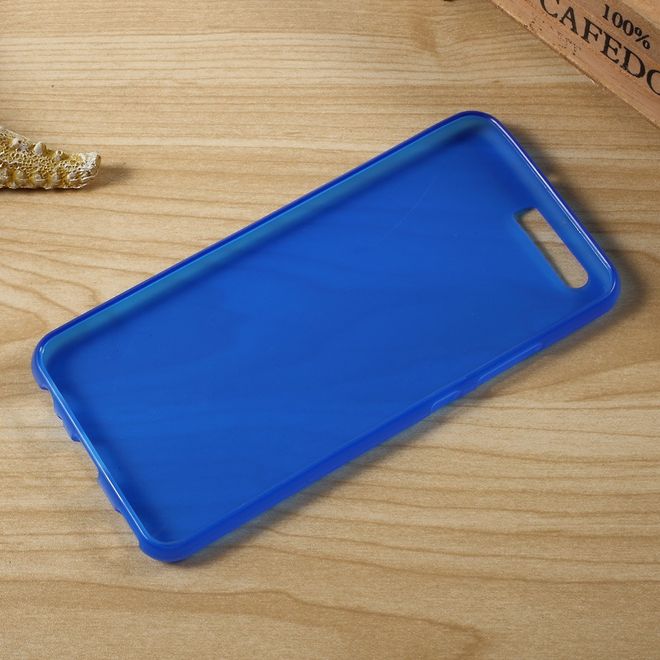 Huawei P10 Handyhülle - TPU Softcase - matt - blau