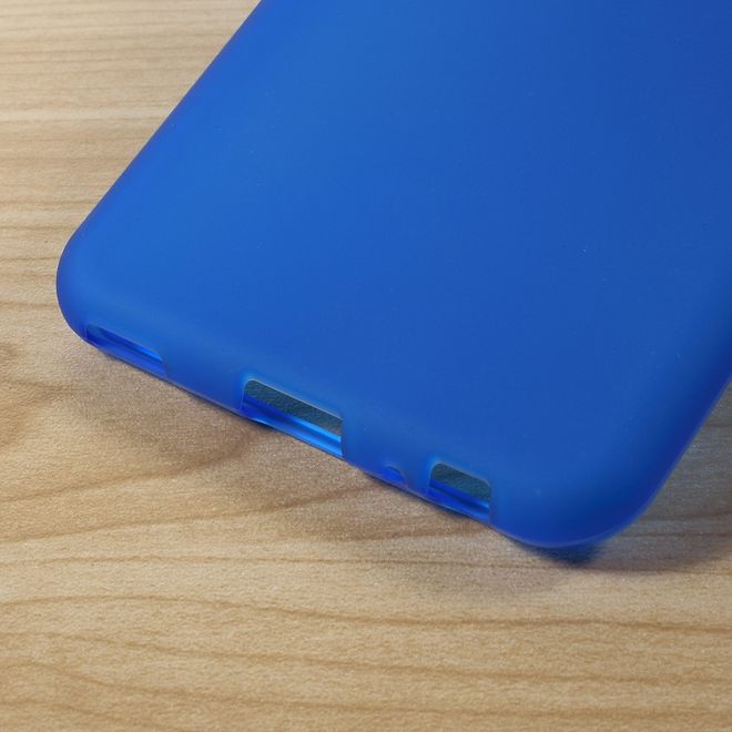 Huawei P10 Handyhülle - TPU Softcase - matt - blau