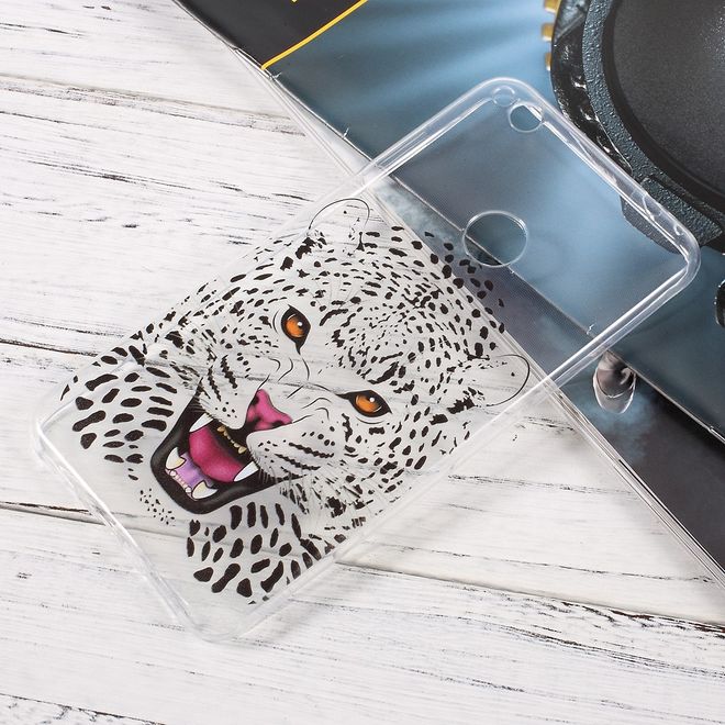 Huawei P8 Lite (2017) Handycase - Ultradünne TPU Softcase - Leopard