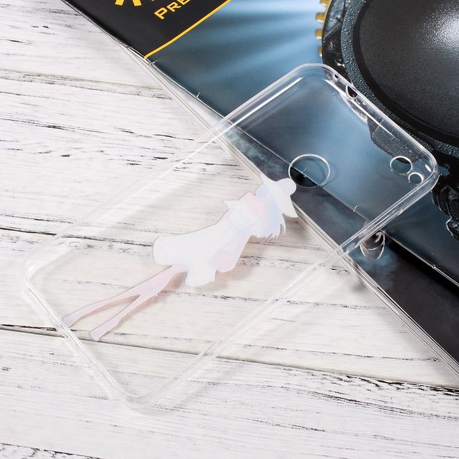 Huawei P8 Lite (2017) Handycase - Ultradünne TPU Softcase - elegante Dame