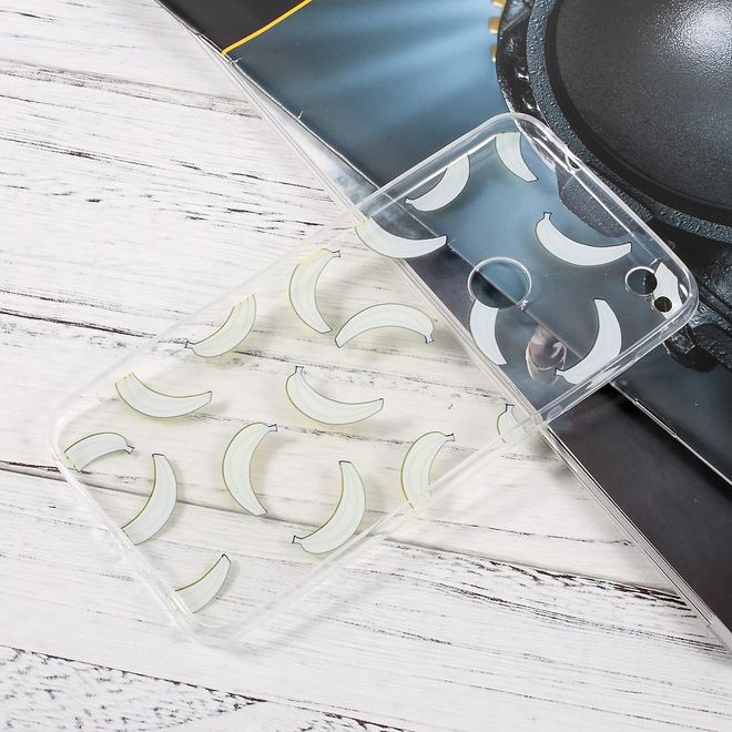 Huawei P8 Lite (2017) Handycase - Ultradünne TPU Softcase - kleine Bananen