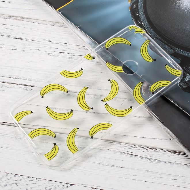 Huawei P8 Lite (2017) Handycase - Ultradünne TPU Softcase - kleine Bananen