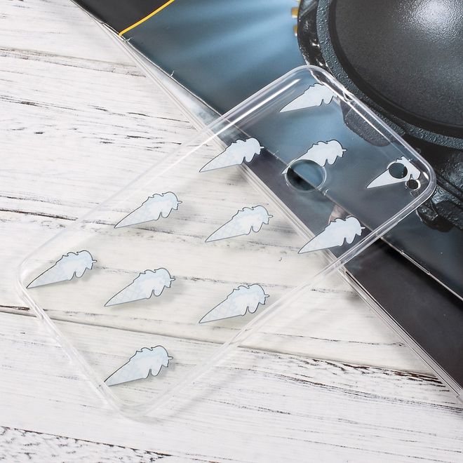 Huawei P8 Lite (2017) Handycase - Ultradünne TPU Softcase - Einhorn Eis