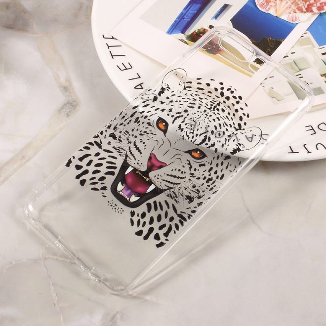 Huawei P10 Handycase - Ultradünne TPU Softcase - Leopard