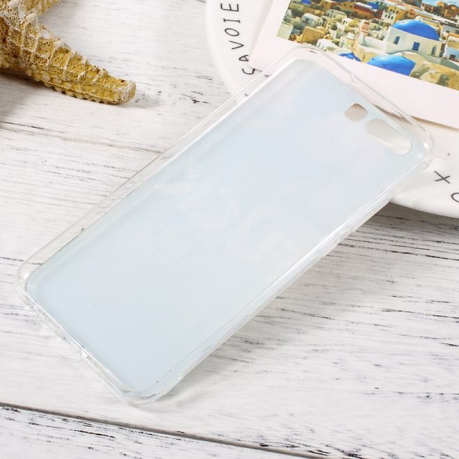 Huawei P10 Handy Hülle - TPU Softcase - Rosen und Schriftzug