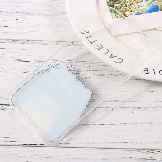 Hülle für Huawei P10 - HandyTPU Softcase - schwarze und weisse Katze