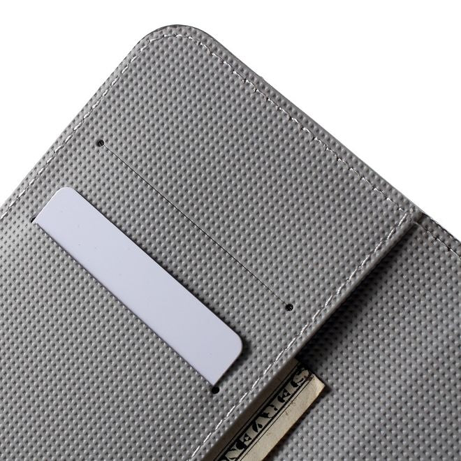 Huawei P10 Handycase - Hülle aus Leder - USA Flagge im Retrolook