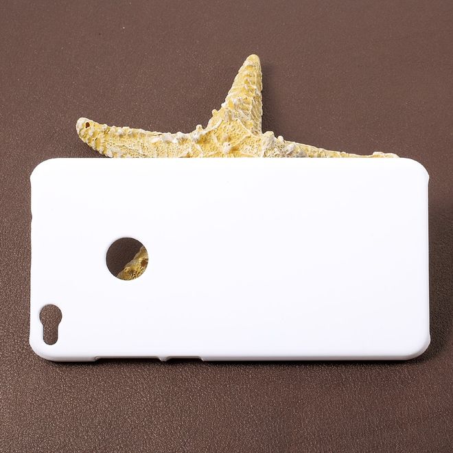 Handy Case für Huawei P8 Lite (2017) - Case aus gummiertem Hartplastik - weiss