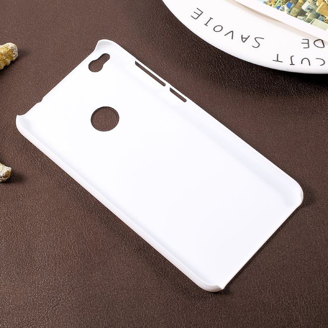 Handy Case für Huawei P8 Lite (2017) - Case aus gummiertem Hartplastik - weiss