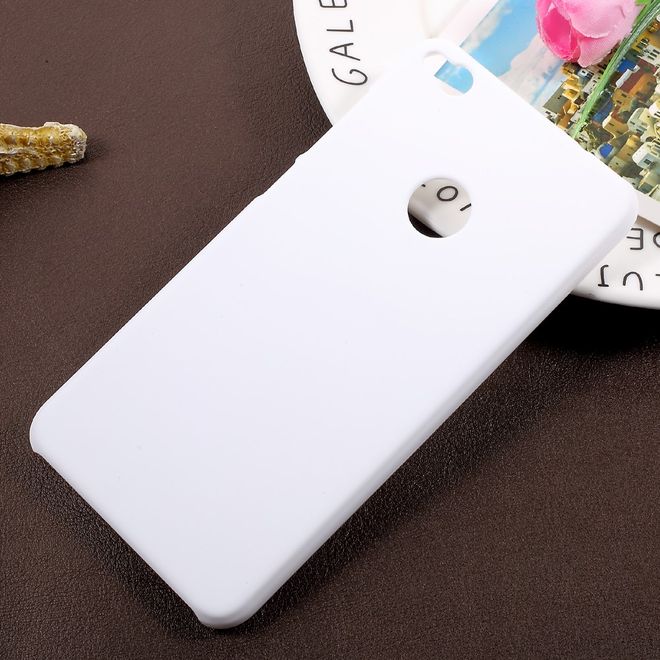 Handy Case für Huawei P8 Lite (2017) - Case aus gummiertem Hartplastik - weiss