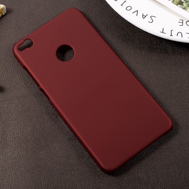 Handy Case für Huawei P8 Lite (2017) - Case aus gummiertem Hartplastik - rot