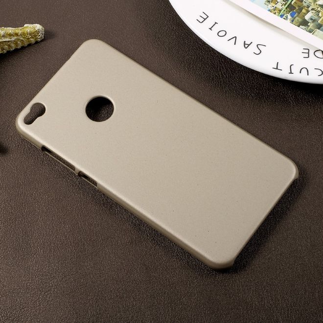 Handy Case für Huawei P8 Lite (2017) - Case aus gummiertem Hartplastik - gold