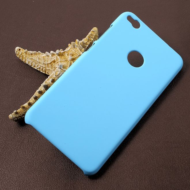 Handy Case für Huawei P8 Lite (2017) - Case aus gummiertem Hartplastik - hellblau