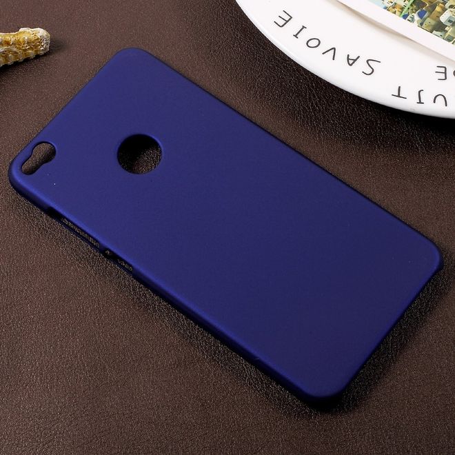 Handy Case für Huawei P8 Lite (2017) - Case aus gummiertem Hartplastik - dunkelblau