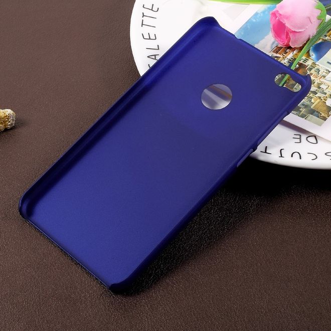 Handy Case für Huawei P8 Lite (2017) - Case aus gummiertem Hartplastik - dunkelblau