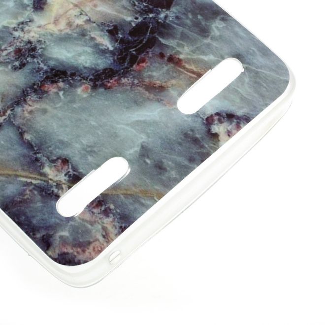 Lenovo A6000 Phone Case - TPU Softcase - Marble Pattern