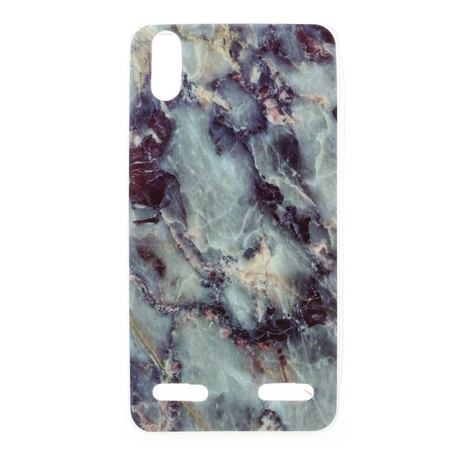 Lenovo A6000 Phone Case - TPU Softcase - Marble Pattern