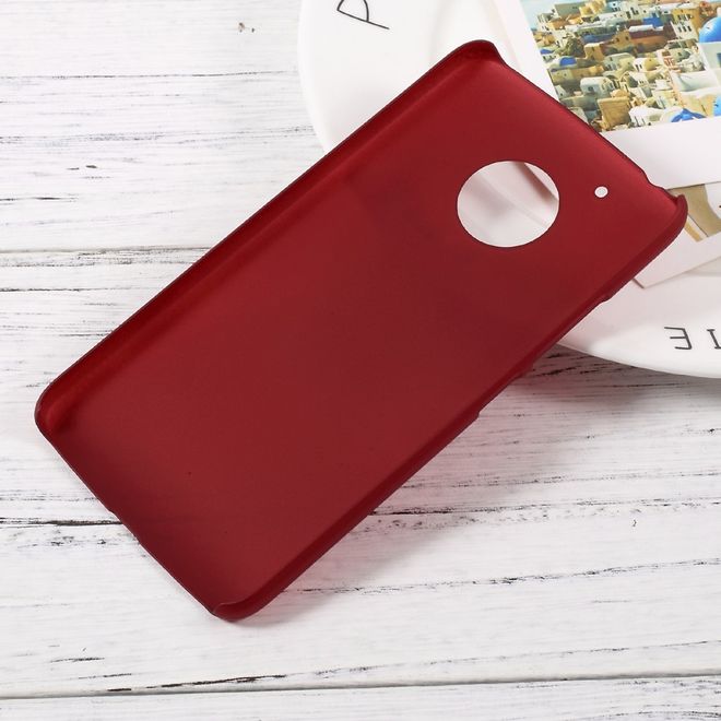 Motorola Moto G5 Handyhülle - Case aus gummiertem Hartplastik - rot