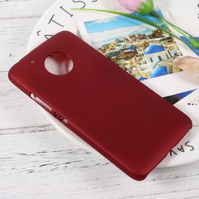 Motorola Moto G5 Handyhülle - Case aus gummiertem Hartplastik - rot