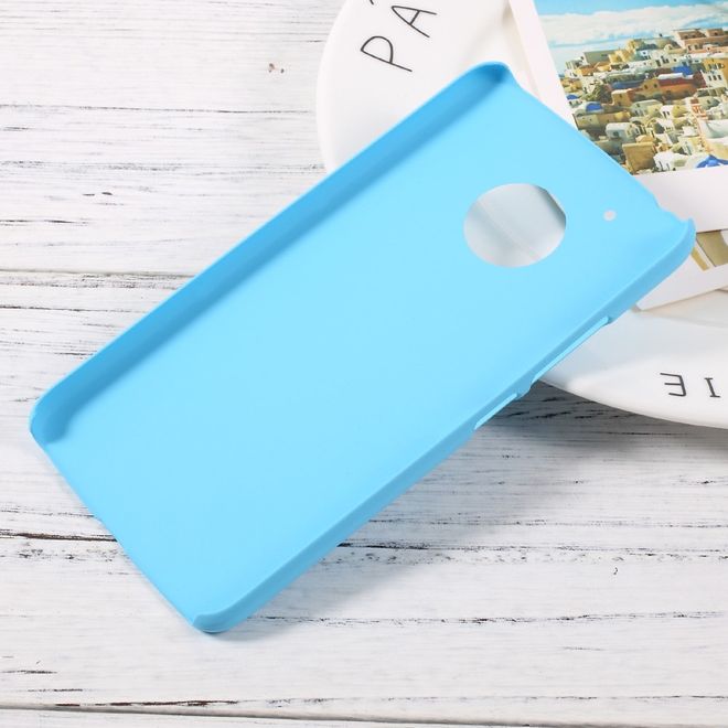 Motorola Moto G5 Handyhülle - Case aus gummiertem Hartplastik - hellblau