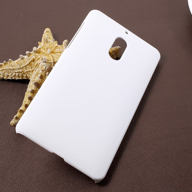 Handyhülle für Nokia 6 - Case aus gummiertem Hartplastik - weiss