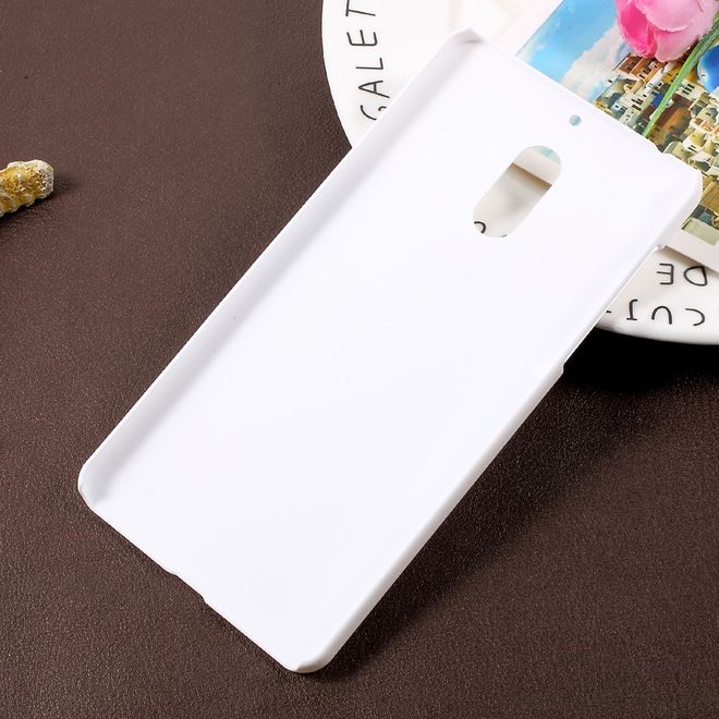 Handyhülle für Nokia 6 - Case aus gummiertem Hartplastik - weiss