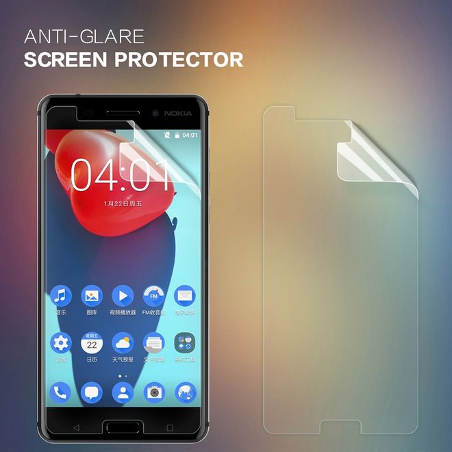 Nillkin - Nokia 6 Schutzfolie mit kratzfester Beschichtung - matt