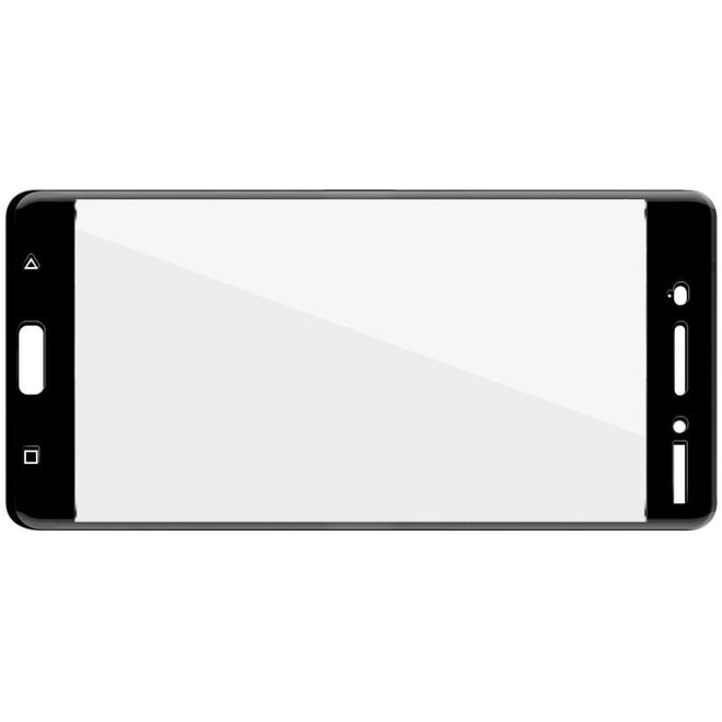 Imak - Nokia 6 Schutzglas - schützt die komplette Vorderseite - schwarz