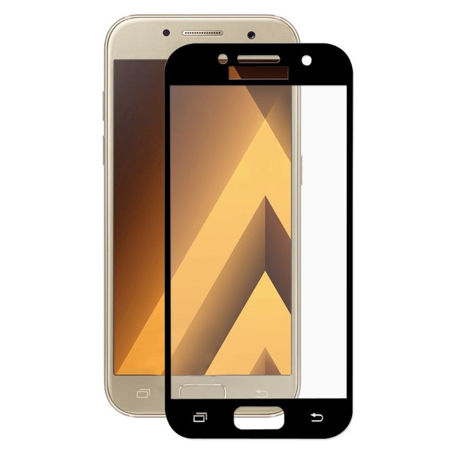 Hat Prince - Samsung Galaxy A3 (2017) Schutzglas - 0.26mm dick - schwarz