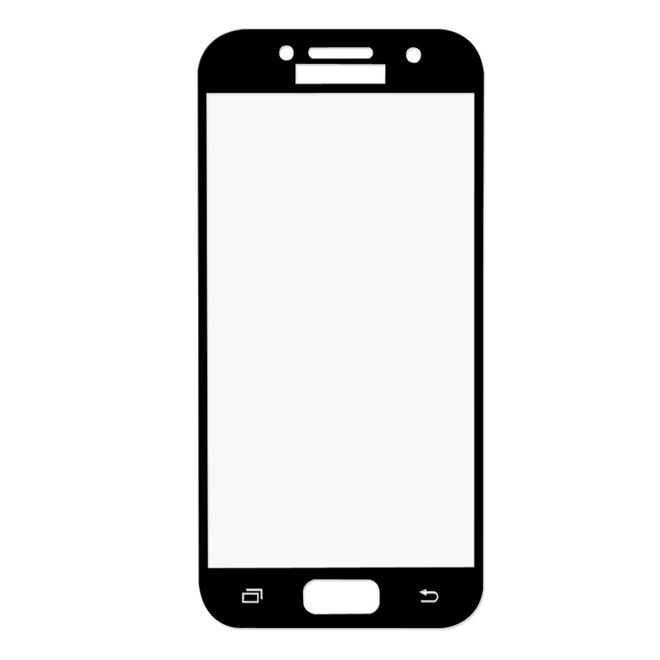 Hat Prince - Samsung Galaxy A3 (2017) Schutzglas - 0.26mm dick - schwarz