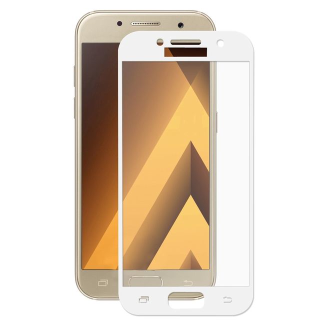 Hat Prince - Samsung Galaxy A3 (2017) Schutzglas - 0.26mm dick - weiss