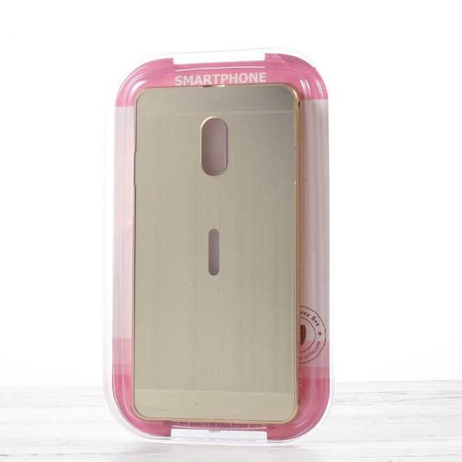 Nokia 6 Handyhülle - Bumper und Hartplastik Case - gold